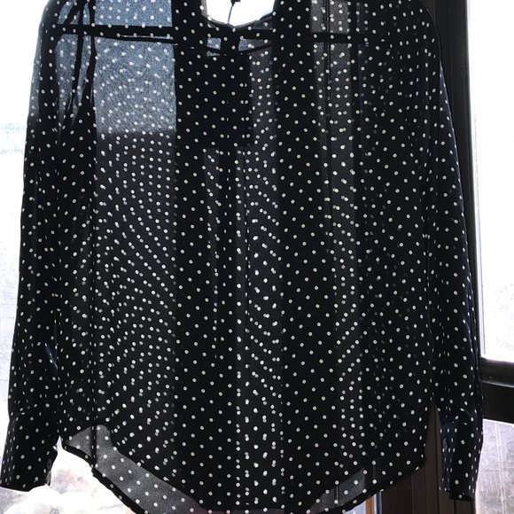Who What Wear, Ebony Polka Dot, Sz XS, Blk, NWT! - Picture 9 of 13